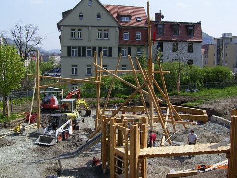 Bau Spielplatz<span> • Foto: Planungsbüro Rau</span>